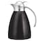 Service Ideas Marquette Series Push Button Stainless Vacuum Insulated Carafe, 33.8 Ounce, Black Onyx MAR10BSPBBX - alternate 1